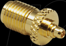 0416510 MMCX plug to SMA socket adapter