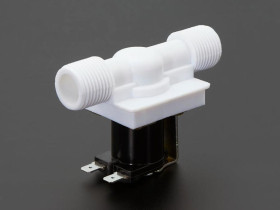 Adafruit Plastic Water Solenoid Valve - 12V - 1/2" Nominal