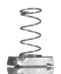 Podkładka do szyn montażowych z gwintem 10mm wymiary 8x19mm RS PRO Powlekane jasnym cynkiem