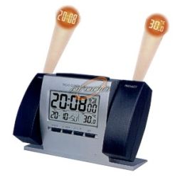 BUDZIK CYFROWY Z TERMOMETREM + 2xPROJEKTOR