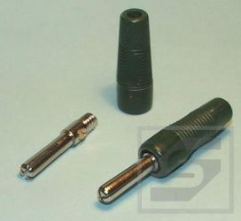 Wtyczka bananowa BS425 TB-zielona 4mm RoHS