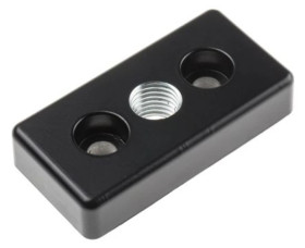 Płyta bazowa, rowek: 8mm, gwint: M16, M8, Płyta dolna, Uchwyt złącza i łączenie