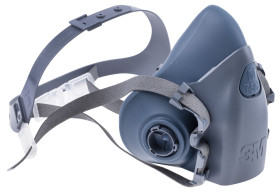 Zestaw półmaski wielokrotnego użytku M Niebieski, szary Półmaska