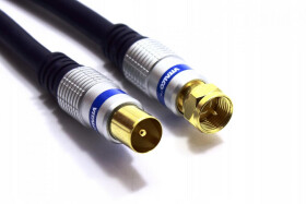 Kabel Antenowy Wtyk TV - Wtyk F Vitalco 10m Ak60