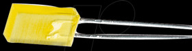 L-383YDT Flat LED, 5x2.5 mm, wired, yellow, 8 mcd, 110°