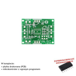 Moduł PWM z interfejsem RS485 - PCB i mikroprocesor do projektu AVT 1825
