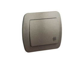 AKORD Wyłącznik krzyżowy satyna metalik AW7/29 KONTAKT SIMON