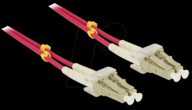 84640 Duplex-LWL, LC/LC, 50/125µ, 1m, OM4