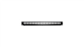 Qoltec Patch Panel Rack 24 Porty Utp Blank Czarny