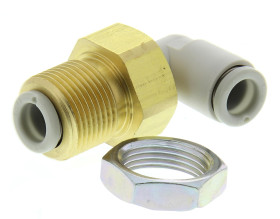 Złączka pneumatyczna Wciskane 6 mm Wciskane 6 mm SMC Adapter grodziowy M14 x 1 męskie