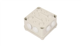 Puszka Natynkowa Light 108X108x64 7Xm25 Ip66/67 Szara Ev-111