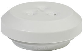 Grommet, cable Ø 4 to 7 mm, M20, TPE, light gray, 01440722025