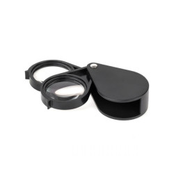LUPA RĘCZNA MINI SKŁADANA PODWÓJNA 30mm 5D + 5D /312074
