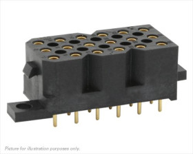 Gniazdo PCB 36 -pinowe 4 -rzędowe raster: 5.08mm Montaż na płytce Proste Montaż na płytce drukowanej