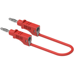Electro PJP 2112-CD1-50R Test lead 4 mm connector 50 cm Red