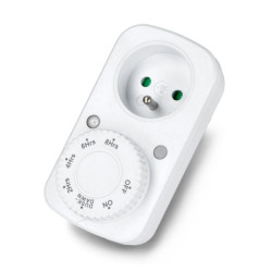 Programator czasowy analogowy z czujnikiem zmierzchu 230V 3600W - DPM DT16