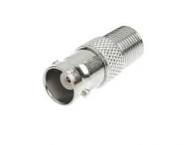 Przejście gniazdo F - gniazdo BNC