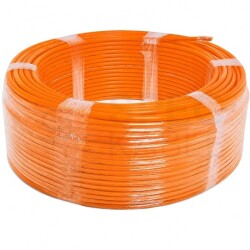 Mikrorurka doziemna FiberGuard 12/8 mm gładka HDPE z pilotem pomarańczowa INGREMIO 50m