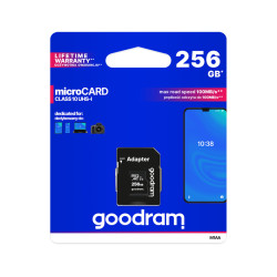 Karta pamięci microSD 256GB z adapterem SD