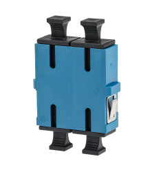 Adapter światłowodowy typ SC do SC Duplex Jednomodowy Niebieski HellermannTyton Connectivity