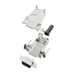 Encitech 6355-0045-02 D-Sub 15 Pin Solder Bucket Strip set 180&#xB0; angle