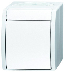 Włącznik światła, 10A, 250V, 1-przyciskowy, Busch Jaeger - ABB