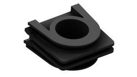 Aquant 2K Adapter Do Pionowego Łączenia Gniazd I Łączników Ip55 Antracytowy...