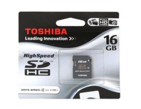 PAMIEC SDHC 16GB TOSHIBA CL4