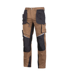 Spodnie robocze brązowo-czarne 2XL L4052205 Lahti Pro CB-870845