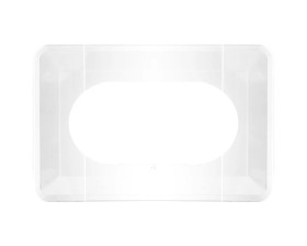 Osłona ściany podwójna bezbarwna OSX-220-BZB YNS10000036