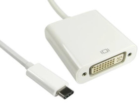 Kabel adaptera, 1080p, do wyświetlaczy: 1, USB C, DVI