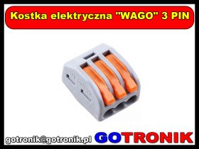 Kostka elektryczna typu "WAGO" 3 PIN