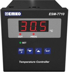 Termostat Emko ESM-7710.2.10.0.1/01.00/2.0.0.0 K 0 do 999 °C Przekaźnik 7 A (D x S x W) 95 x 72 x 72 mm