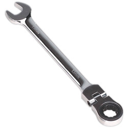 Sealey FHRCW13 Flexible Head Ratchet Combination Spanner 13mm