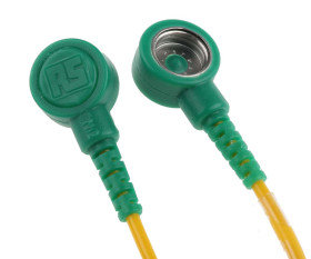 Przewód uziemiający ESD Przewód uziemiający EN61340-5 Tak RS PRO 1mΩ