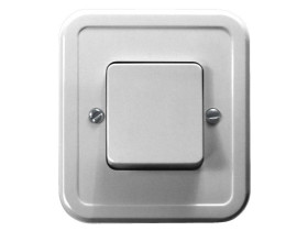 PI Wyłącznik pojedynczy biały ŁW-1P/00 OSPEL