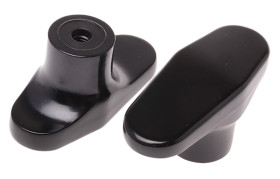 Pokrętło mocujące M6 długość gwintu: 9mm średnica pokrętła 60mm średnica gwintu: 6mm Jednoramienny Otwór gwintowany