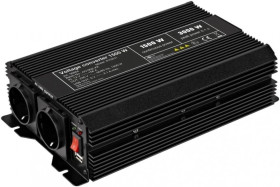 Przetwornica napięcia DC/AC 12V-230V/1500W 58884