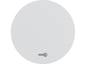 BERKER R.1/R.3 Klawisz nadrukiem symbol "klucz" do wyłącznika klawiszowego pojedyncze biały 16202059 HAGER