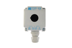 Obudowa kasety 1-otworowa 22mm szara IP65 ST22K100