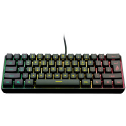 Surefire Gaming 48701 KingPin X1 USB Gaming keyboard QWERTY Black Backlit