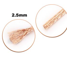 Oplot miedziany - plecionka miedziana 2,5mm 1metr