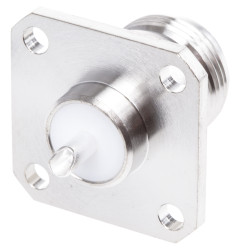 Złącze koncentryczne Montaż na panelu Żeński 50Ω typ złącza Złącze N 0 to 11GHz Lutowane typ kabla UG58/U