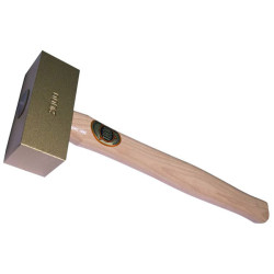Thor 27-42000 Square Solid Brass Mallet 2000g