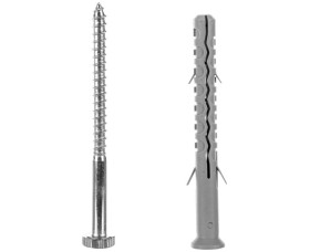 Kołek fi 10x100mm z długą płaszczyzną podziału z wkrętem sześciokątnym KD-10100 /25szt./