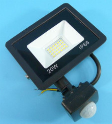 HALOPAK 230V PIR 20W LED WC 93x118x28mm