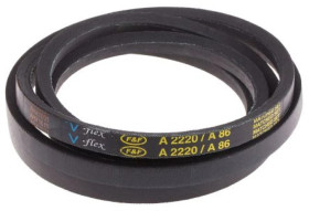 Pas napędowy, profil A, materiał: PET, guma, 13mm x 8mm x 2.18m, RS PRO