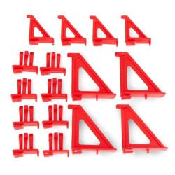 Zestaw wieszaków Binner 16 KBH16-3020 - do tablicy narzędziowej Binner Board - 16 sztuk - Kistenberg