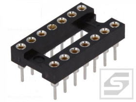 Podstawka 14 PIN precyzyjna;RoHS; L-34szt.;CONNECTAR;SNIC101-01-14BT1