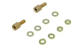 5205817-1 Zestaw Śrub Do D-Sub 7,93Mm, Gwint: Unc 4-40